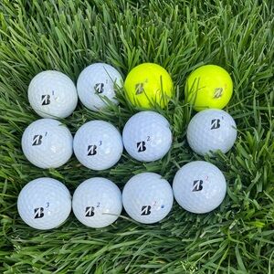 12 Bridgestone Tour BX, Tour BXS, and Tour BRXS Golf Balls